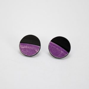 Upcycled Vinyl Record Earrings Jr. Walker and the All Stars Mini Round Stud
