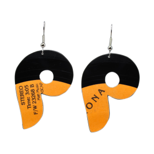 Upcycled Vinyl Record Earrings Sonny Averona Md Phillies Inspired