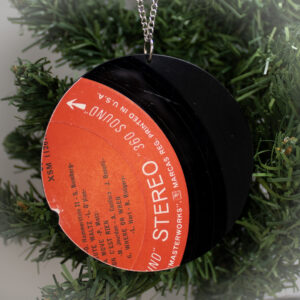 Ornament Barbra.Streisand Large.Round Tree.Back