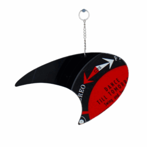 Upcycled Vinyl Record Ornament Danny Kaye.2 Large Astro back