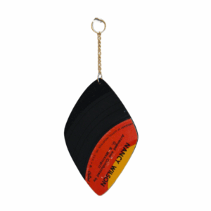 Upcycled Vinyl Record Nancy Wilson Small.Petal Front
