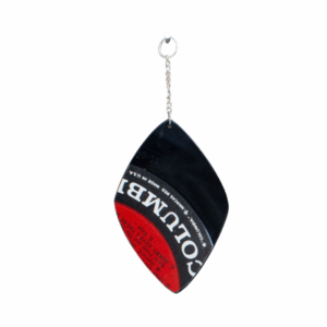 Upcycled Vinyl Record Ornament Danny Kaye.2 Small Orbit.Petal front