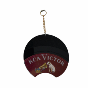 Upcycled Vinyl Record Virgil Fox Small.Round Front