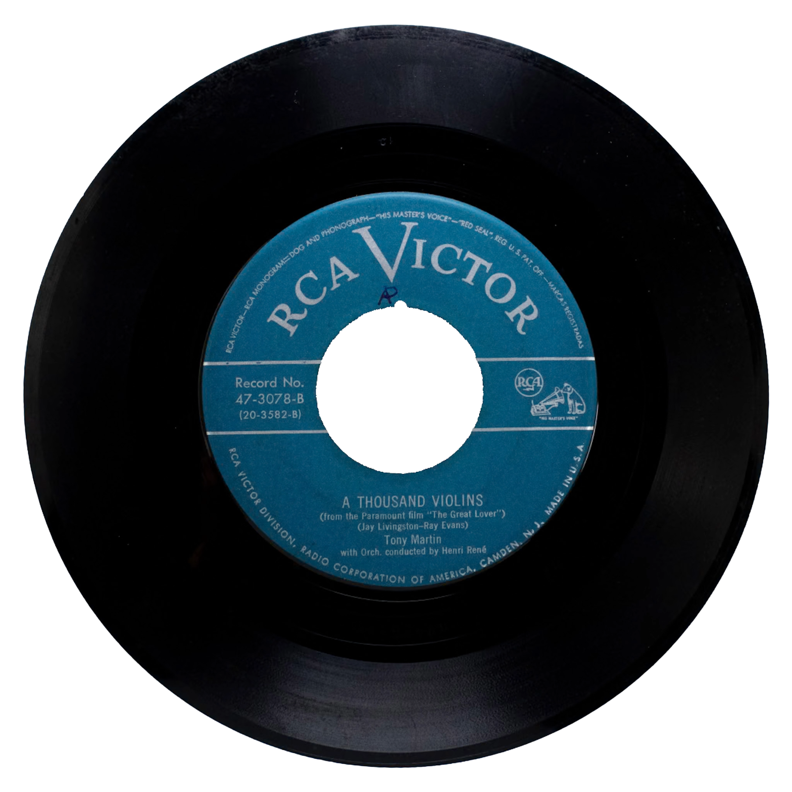 Aqua Blue RCA No Background Aqua blue RCA record used for the earrings